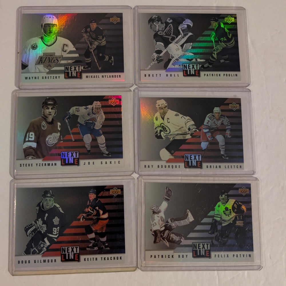 Upper Deck 1993-94 Next In Line Complete Insert Set NL1-6 Cards